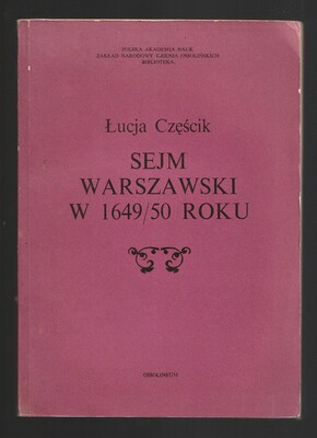 Sejm warszawski w 1649/50 roku