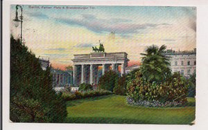 Berlin..Pariser Platz und Brandenburgen Tor..1907..z obiegu