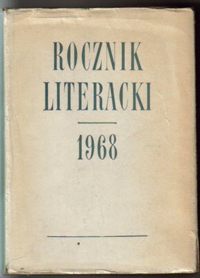 Rocznik literacki 1968