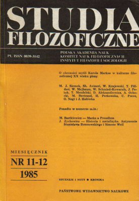 Studia filozoficzne..nr 11-12..1985