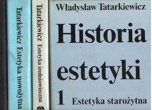Historia estetyki  tomy 1,2,3