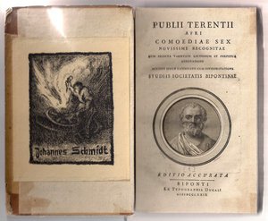Publi Terentii Afri Comoediae sex novissime recognitae..1779 tomy 1,2