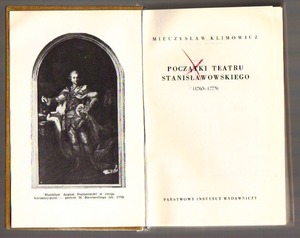 Początki teatru stanisławowskiego 1765 - 1773