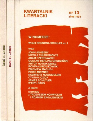 Kresy  kwartalnik literacki 3 numery 1993