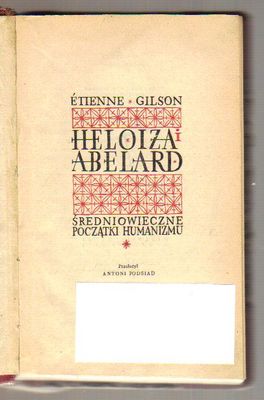 Heloiza i Abelard.Średniowieczne początki humanizmu
