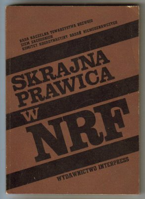 Skrajna prawica w NRF.Formy organizacyjne,program,alternatywa