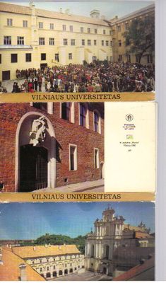 Vilniaus Universitetas  32 karty pocztowe w etui  1982 r.