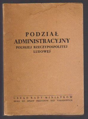 Podział administracyjny PRL  1965